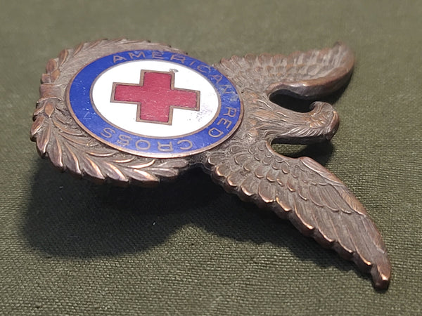 American Red Cross Men's Hat Badge