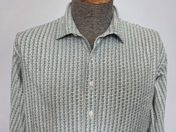 Green Print German Civilian Shirt (48" Chest)