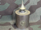 WWI Souvenir Tobacco Jar Made From Pickelhaube