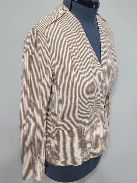 Army Nurse Seersucker Jacket and Trousers <br> (B-42" W-32" H-42")