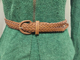 Green Knit Top and Skirt Set <br> (B-36" W-26" H-36")