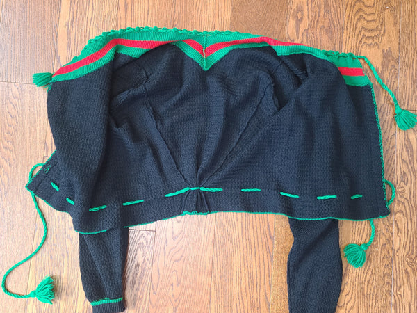 German Traditional Knit Sweater (Edelweiss Buttons)