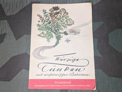 Herbal Tea Recipe Book Deutsches Frauenwerk