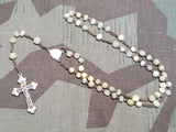 German Rosary with Off-White Beads