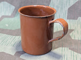 Enamel Cup Made from Stick Grenade Head