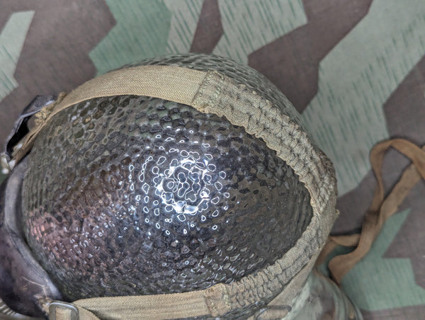 M38 Gas Mask in Late War Can with Lenses, Cloth, and Retainer