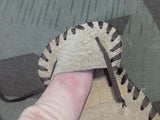 Small German Leather And Rayon Coin Purse