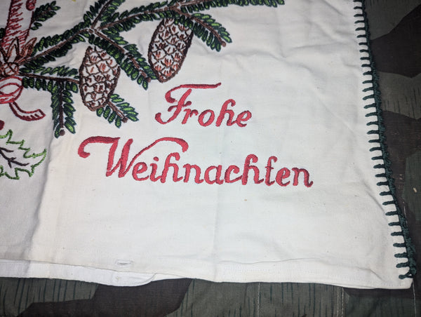 Frohe Weihnachten Handmade Pillow Cover