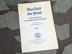 1940 Das Lied der Front Song Book Heft 1