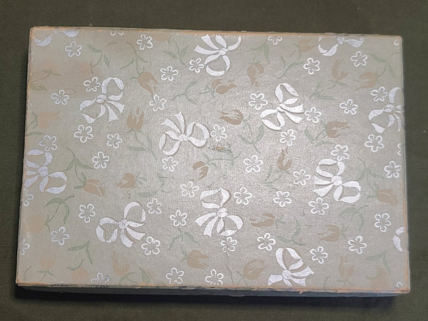 Blue Rhinestone Necklace and Screwback Earrings Set