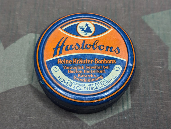 Hustobons Cough Drop Tin