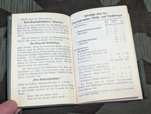 1940 Taschenbuch Deutsche Superphosphat Industrie