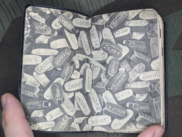1938 Sonne Coal Briquettes Pocket Calendar Book