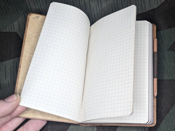 German Graph Paper Notebook & Pencil