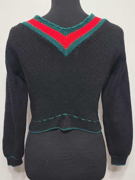 German Traditional Knit Cardigan Sweater (BDM) (Medium/Large)