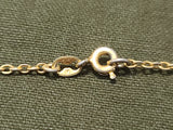 Marine Corps Sweetheart Locket Necklace Mother of Pearl