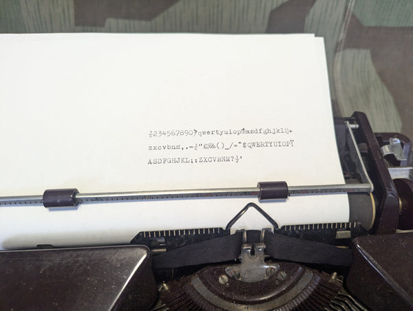 1941 Bakelite Olympia-Plana Dutch Occupation Typewriter Amsterdam