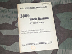 1945 German Russian Word Book