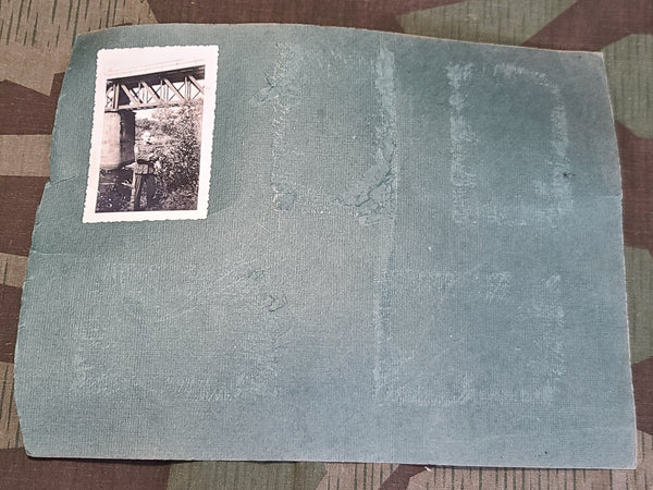 Page from a German Soldier's Photo Album (8 Photos)