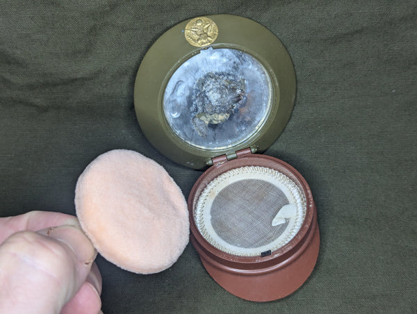Henriette Army Hat Shaped Compact in Box