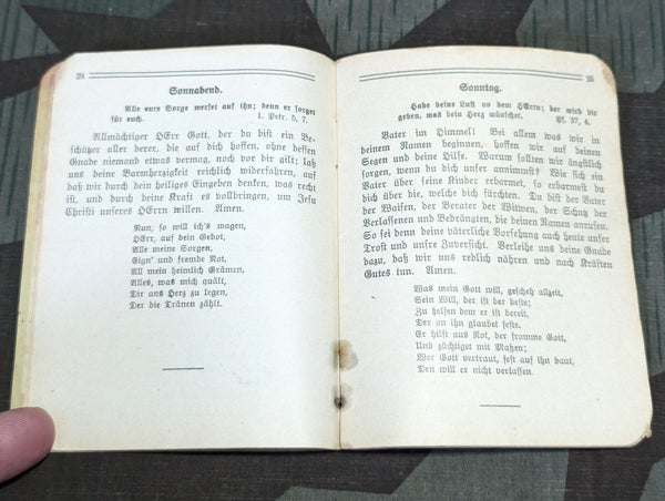 Gott Mit Uns 1914 Military Prayer Booklet