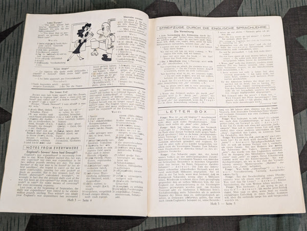 Paustians Lustige Sprachzeitschrift Funny Language Magazine Heft 3 25.1.1941