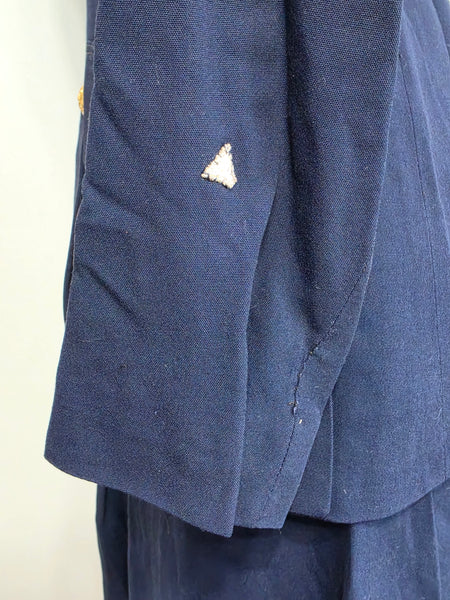 Citizens Defense Corps Women's Defense Volunteer Uniform (Jacket, Skirt & Hat) <br> (B-35" W-24" H-32")