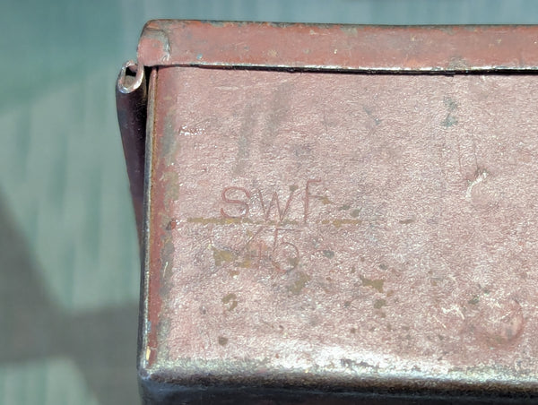 Original Late War MG34 Parts Tin swf 45