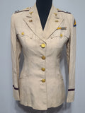 Army Nurse Beige Jacket (as-is) <br> (34" Bust)