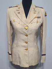 Army Nurse Beige Jacket (as-is) <br> (34" Bust)
