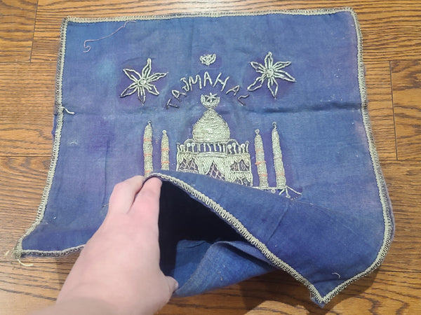 Taj Mahal India CBI Souvenir Fabric Set