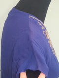 DuBarry Blue Sequin Gown 1945 <br> (B-38" W-29" H-38")