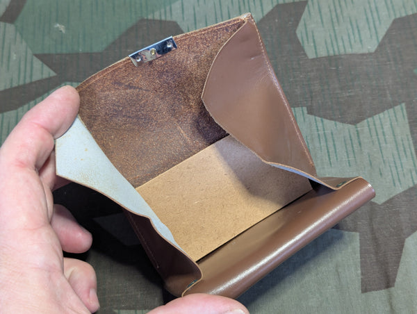 NOS German Brown Wallet with Coin Purse