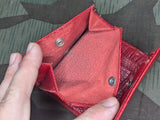 Faux Red Alligator German Wallet