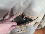 German Winter Lamb Coat G.I. Used