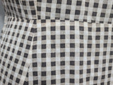 Brown Tan Checkered Dress <br> (B-38" W-30" H-41")