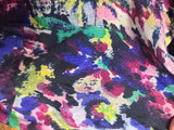 Purple Flower Print Dress <br> (B-48" W-40" H-49")