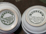 Mondamin Pudding Form and Measuring Cups (Set of 3)