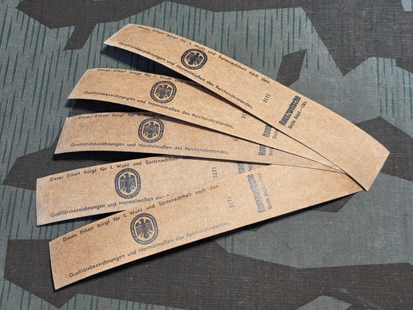 Reichsnährstand Plum Paper Band (Set of 5)