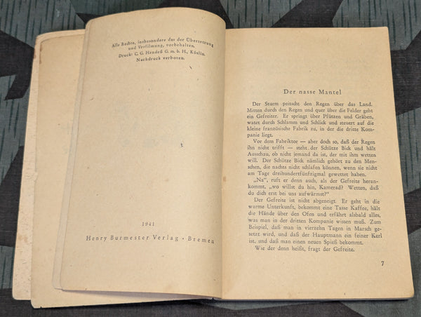 Original Soldiers Humor Book Lachendes Feldgrau