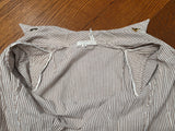 Army Nurse Seersucker Hospital Dress and Cap (Named) <br> (B-34" W-25" H-33")