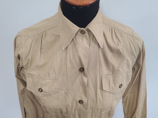 Khaki Blouse for WAC or Nurse (38" Bust)
