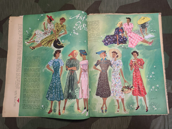 Neue Modern Welt June 1937 Fashion Magazine with Patterns