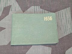 1936 Pocket Calendar Unused