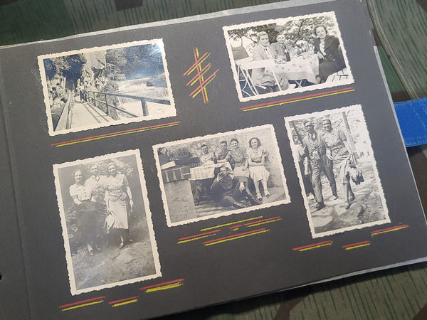 German Photo Album - Vacations and Soldiers at Home IR52 (50 Photos)