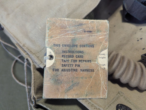 Original 1917 US Gasmask Size 3 Named W.F.Manire