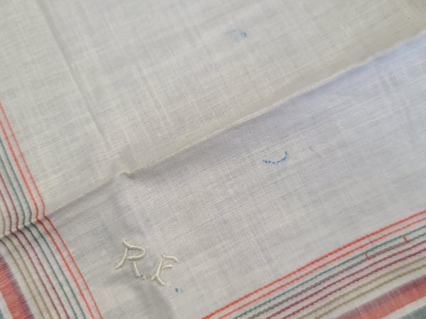 3 Handkerchief Set R.F. Monogrammed