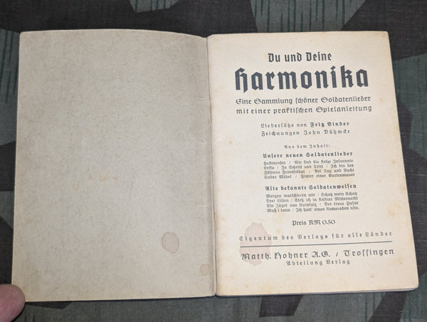 Du und Deine Harmonika Soldatenlieder Book