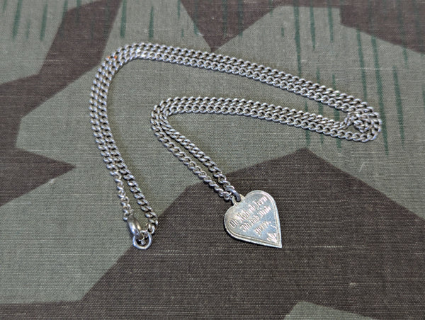 Ob Nah ob Fern Ich hab Dich gern 900 Silver Necklace