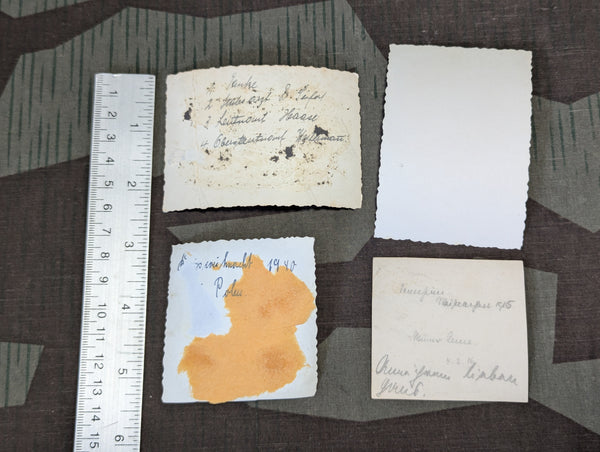 Lot of 4 German Christmas Pictures WWII and WWI